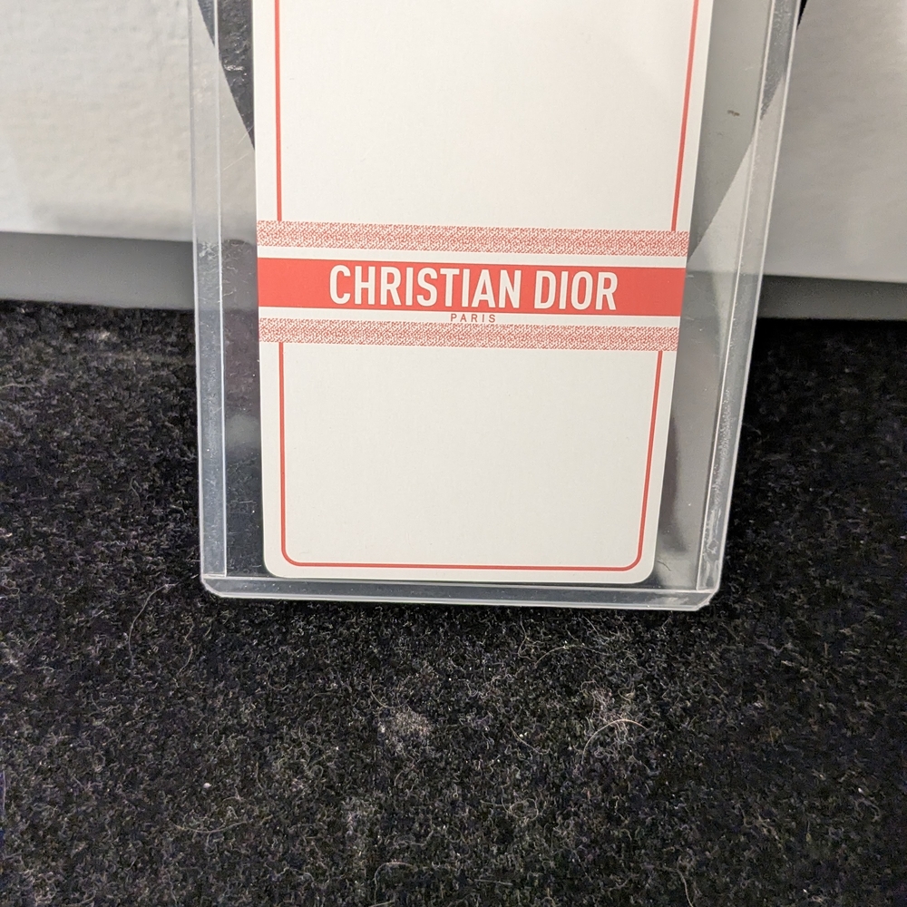 Christian Dior Playing Cards 5 Of Clubs
